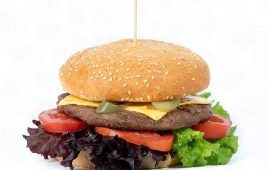 برگر شترمرغ هالوپینو ( سیمپل )